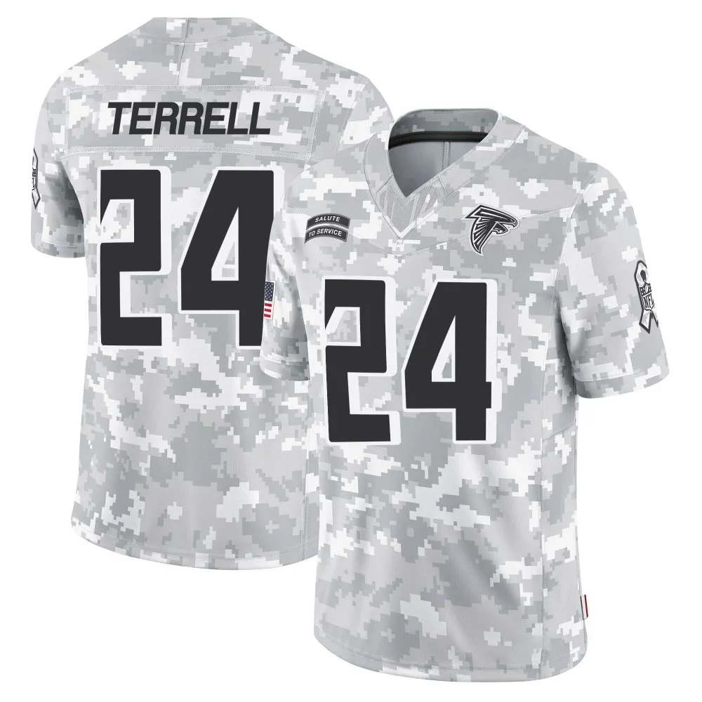 A.j. Terrell Atlanta Falcons Men's Nike 2024 Salute To Service Limited Arctic Camo Jersey A.j. Terrell Atlanta Falcons Men's Nike 2024 Salute To Service Limited Arctic Camo Jersey