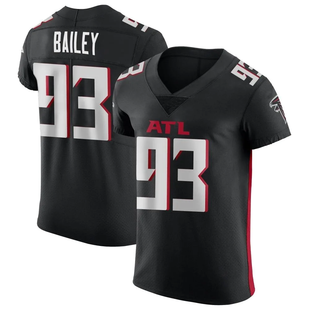 Allen Bailey Atlanta Falcons Men's Nike Alternate Elite Black Jersey Allen Bailey Atlanta Falcons Men's Nike Alternate Elite Black Jersey