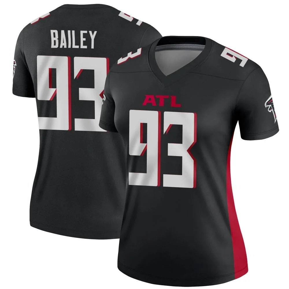 Allen Bailey Atlanta Falcons Women's Nike Legend Black Jersey Allen Bailey Atlanta Falcons Women's Nike Legend Black Jersey