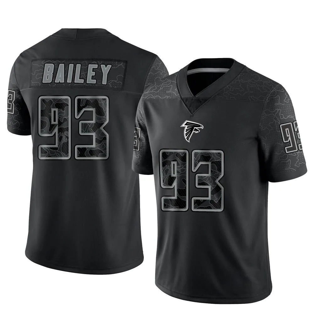 Allen Bailey Atlanta Falcons Youth Nike Reflective Limited Black Jersey Allen Bailey Atlanta Falcons Youth Nike Reflective Limited Black Jersey