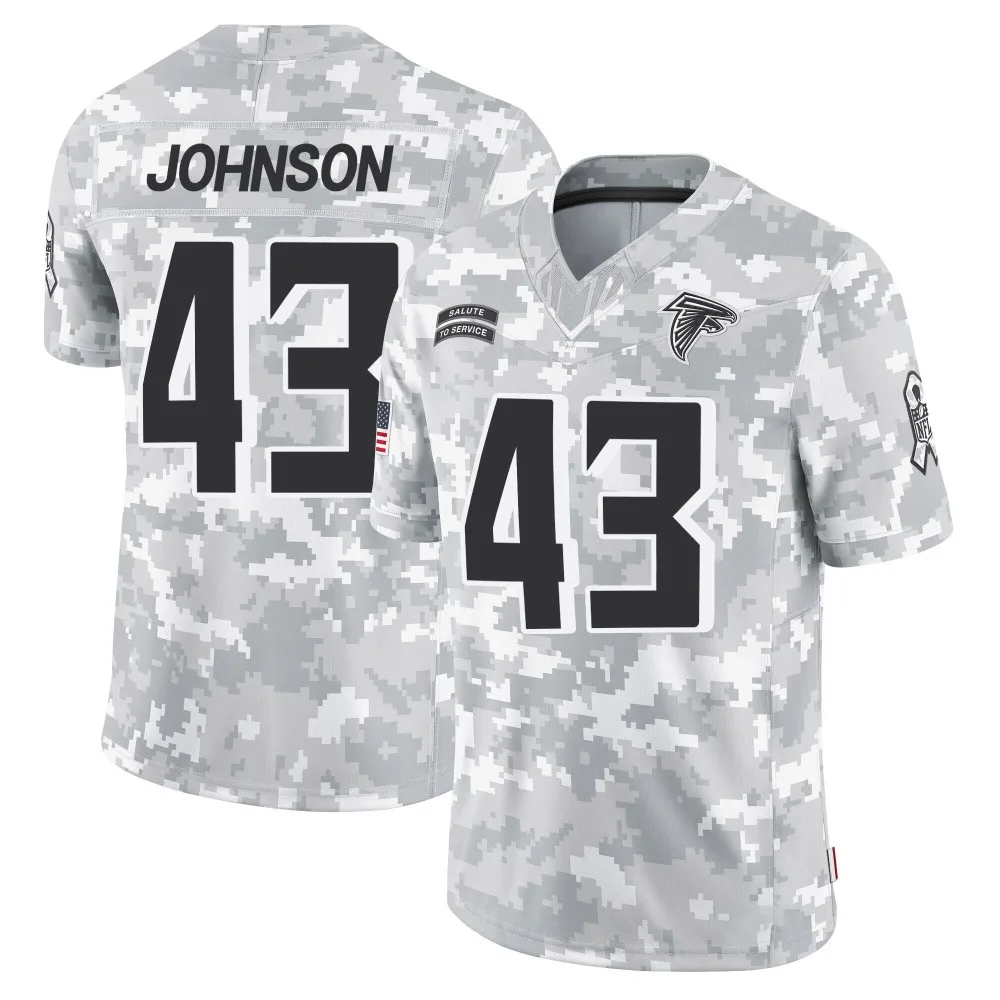 Anthony Johnson Atlanta Falcons Men's Nike 2024 Salute To Service Limited Arctic Camo Jersey Anthony Johnson Atlanta Falcons Men's Nike 2024 Salute To Service Limited Arctic Camo Jersey