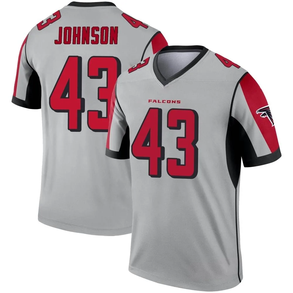 Anthony Johnson Atlanta Falcons Men's Nike Inverted Silver Legend Jersey Anthony Johnson Atlanta Falcons Men's Nike Inverted Silver Legend Jersey