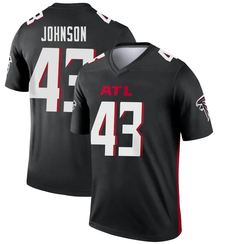 Anthony Johnson Atlanta Falcons Men's Nike Legend Black Jersey Anthony Johnson Atlanta Falcons Men's Nike Legend Black Jersey