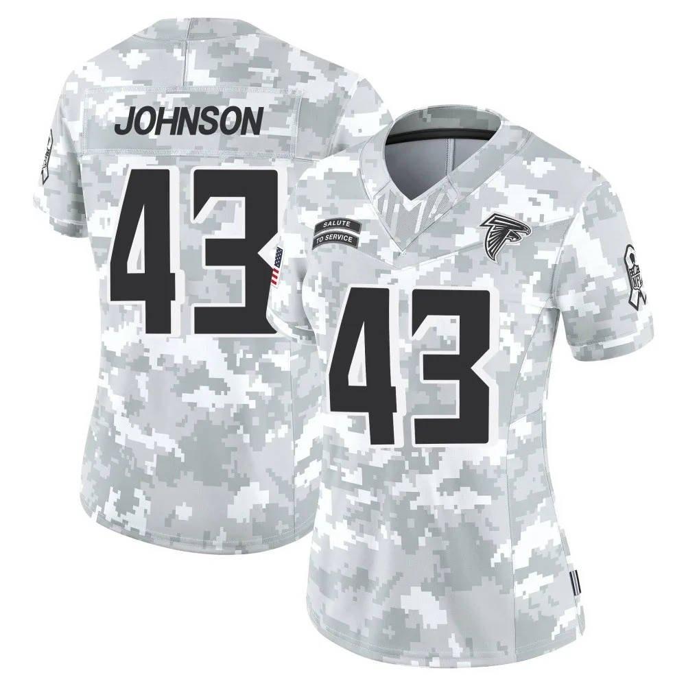 Anthony Johnson Atlanta Falcons Women's Nike 2024 Salute To Service Limited Arctic Camo Jersey Anthony Johnson Atlanta Falcons Women's Nike 2024 Salute To Service Limited Arctic Camo Jersey
