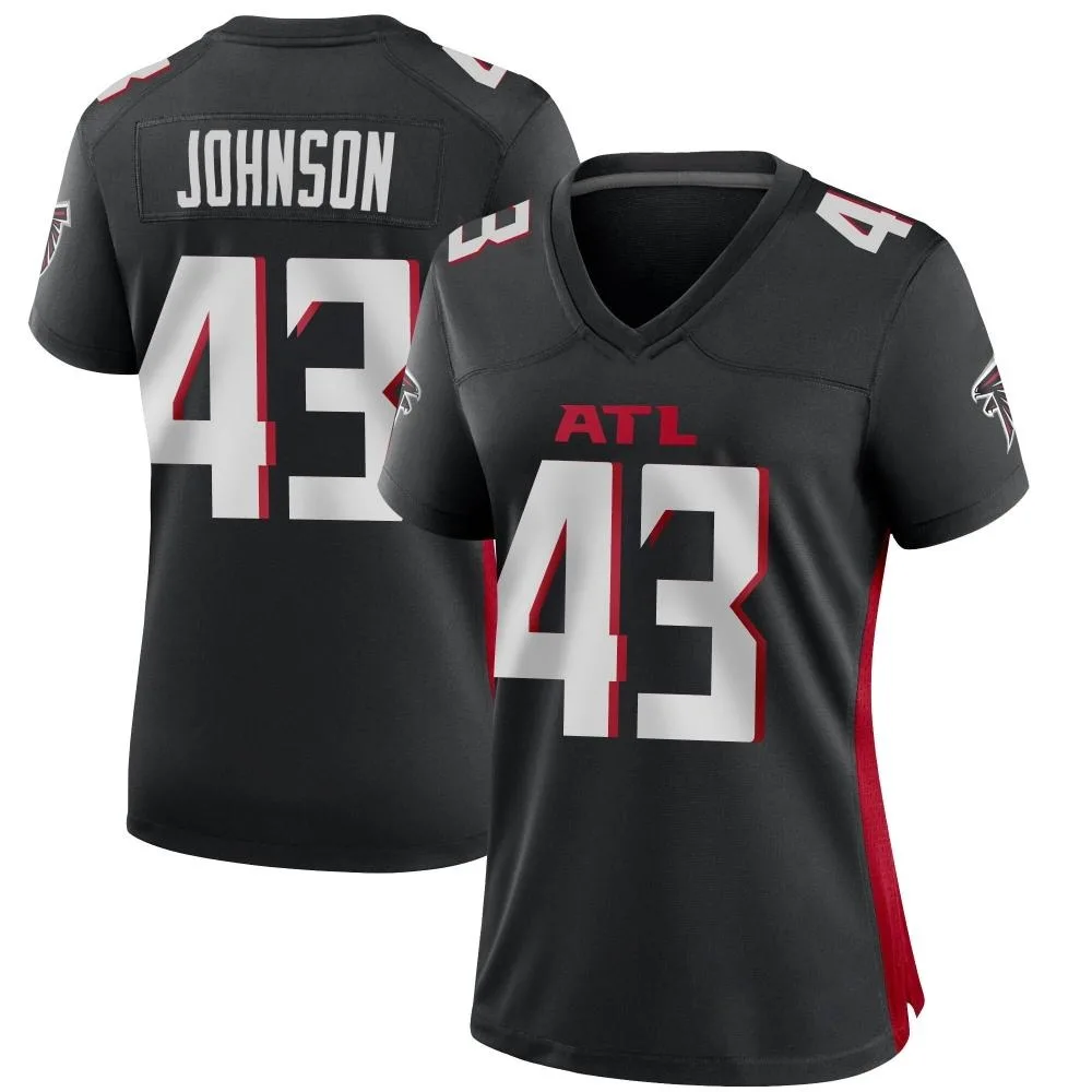 Anthony Johnson Atlanta Falcons Women's Nike Alternate Game Black Jersey Anthony Johnson Atlanta Falcons Women's Nike Alternate Game Black Jersey