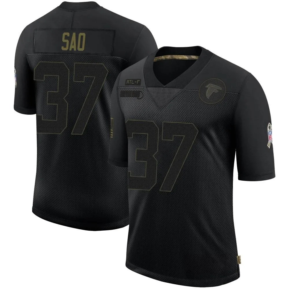 Anthony Sao Atlanta Falcons Men's Nike 2020 Salute To Service Limited Black Jersey Anthony Sao Atlanta Falcons Men's Nike 2020 Salute To Service Limited Black Jersey