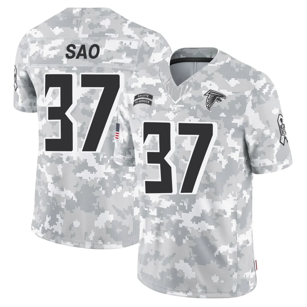 Anthony Sao Atlanta Falcons Men's Nike 2024 Salute To Service Limited Arctic Camo Jersey Anthony Sao Atlanta Falcons Men's Nike 2024 Salute To Service Limited Arctic Camo Jersey