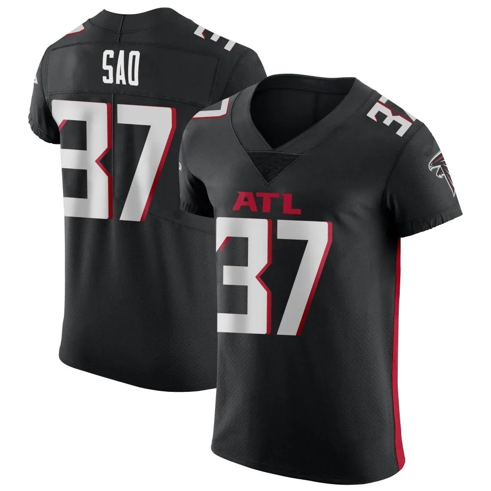 Anthony Sao Atlanta Falcons Men's Nike Alternate Elite Black Jersey Anthony Sao Atlanta Falcons Men's Nike Alternate Elite Black Jersey