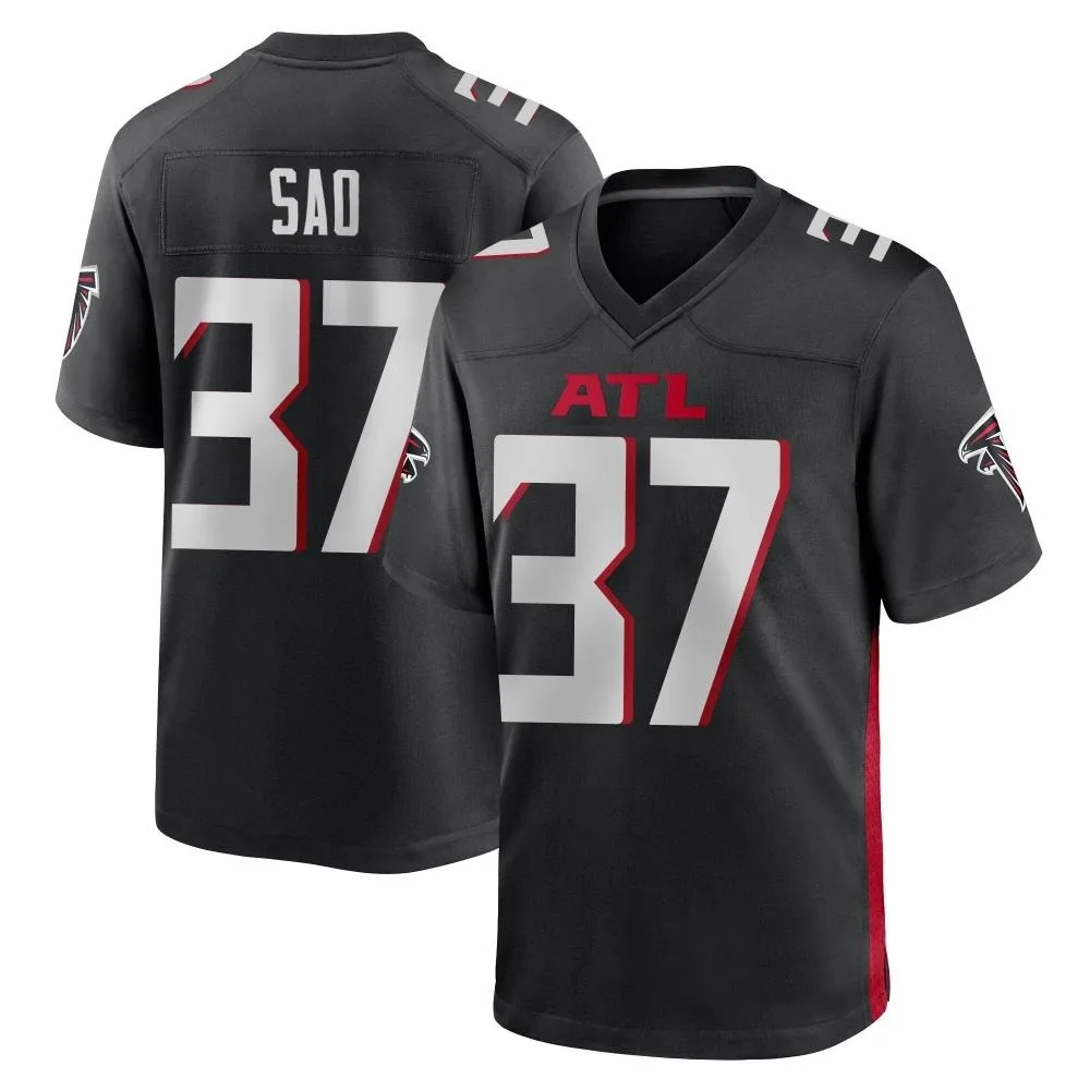 Anthony Sao Atlanta Falcons Men's Nike Alternate Game Black Jersey Anthony Sao Atlanta Falcons Men's Nike Alternate Game Black Jersey