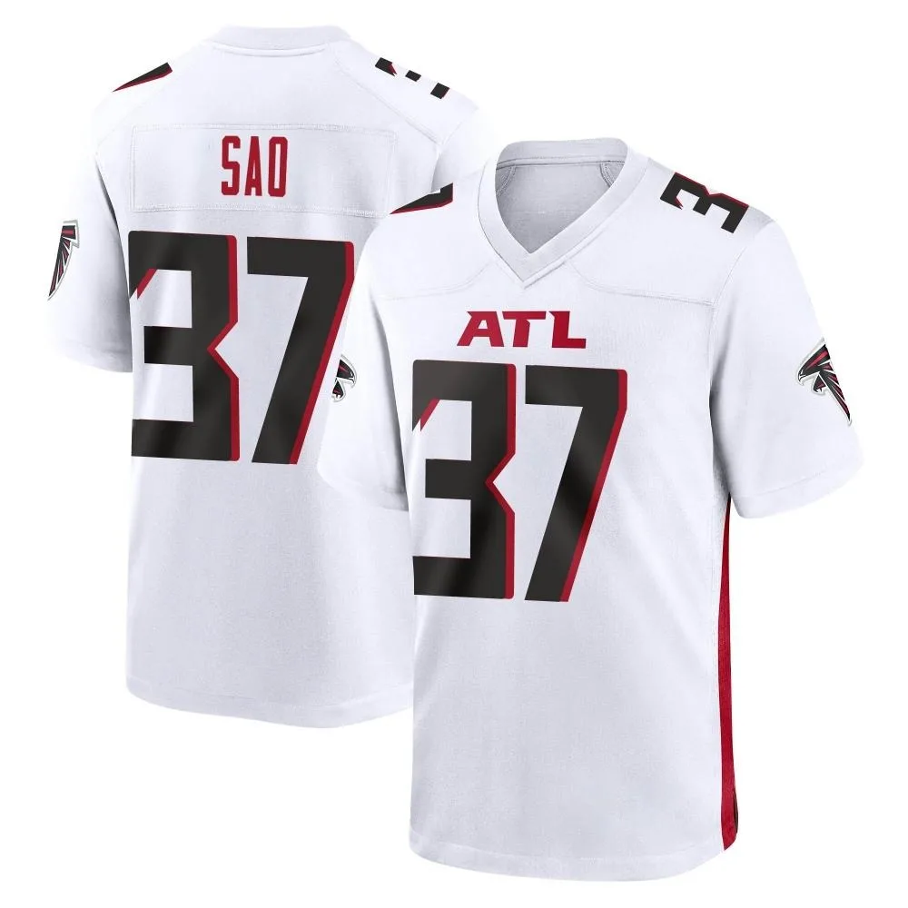 Anthony Sao Atlanta Falcons Men's Nike Game White Jersey Anthony Sao Atlanta Falcons Men's Nike Game White Jersey