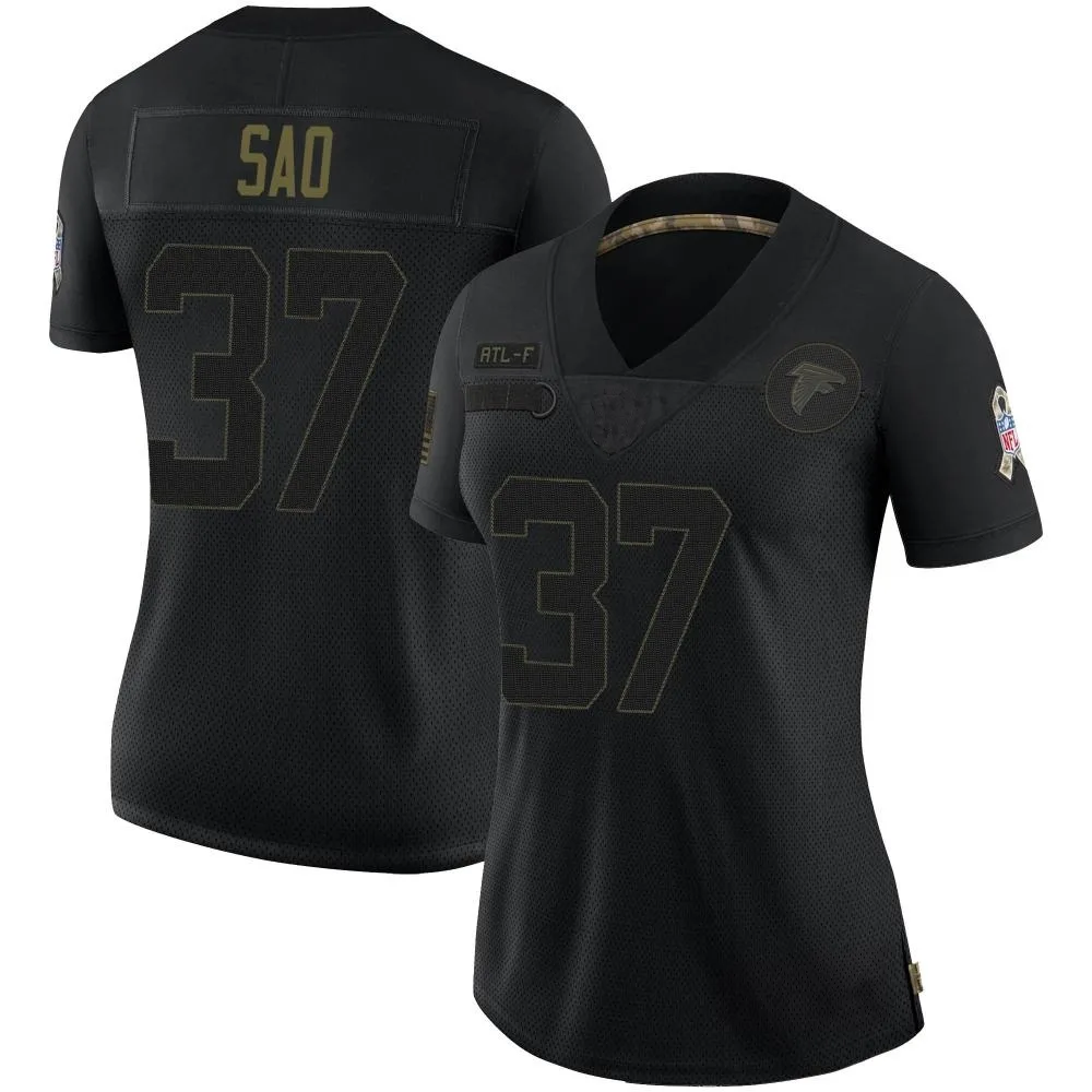 Anthony Sao Atlanta Falcons Women's Nike 2020 Salute To Service Limited Black Jersey Anthony Sao Atlanta Falcons Women's Nike 2020 Salute To Service Limited Black Jersey