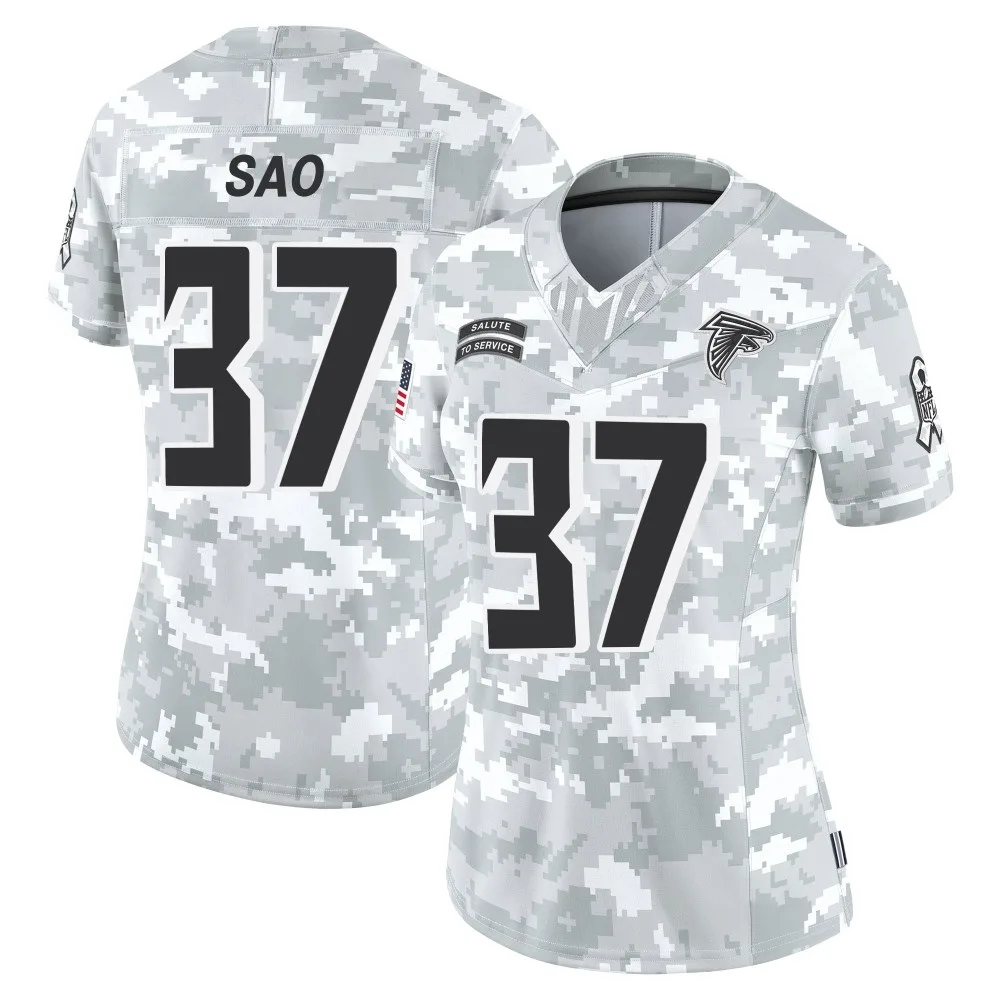 Anthony Sao Atlanta Falcons Women's Nike 2024 Salute To Service Limited Arctic Camo Jersey Anthony Sao Atlanta Falcons Women's Nike 2024 Salute To Service Limited Arctic Camo Jersey
