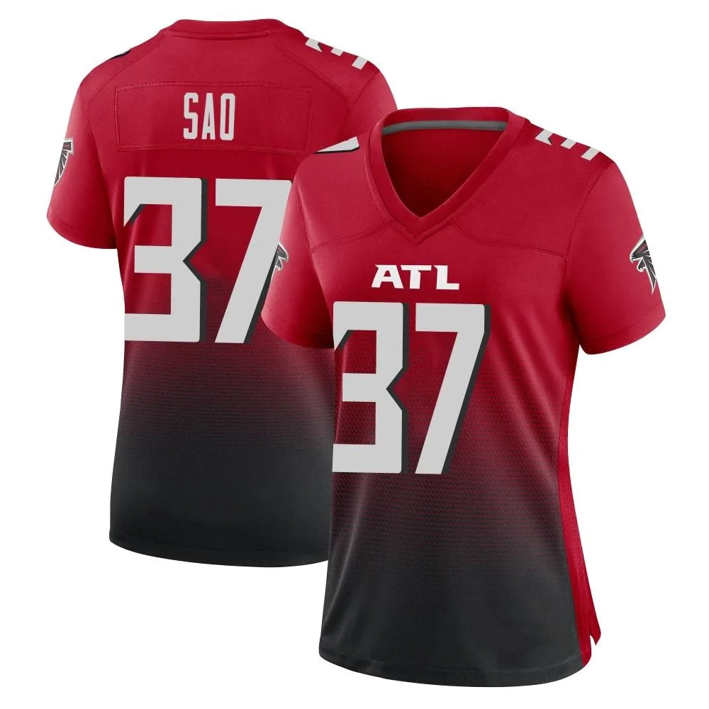 Anthony Sao Atlanta Falcons Women's Nike 2nd Alternate Game Red Jersey Anthony Sao Atlanta Falcons Women's Nike 2nd Alternate Game Red Jersey