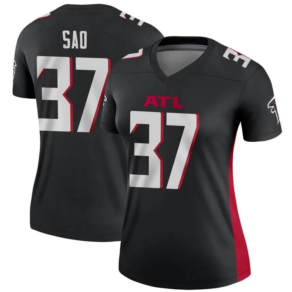 Anthony Sao Atlanta Falcons Women's Nike Legend Black Jersey Anthony Sao Atlanta Falcons Women's Nike Legend Black Jersey