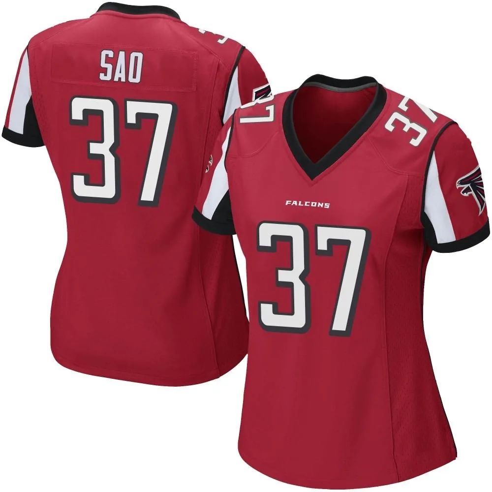 Anthony Sao Atlanta Falcons Women's Nike Team Color Game Red Jersey Anthony Sao Atlanta Falcons Women's Nike Team Color Game Red Jersey