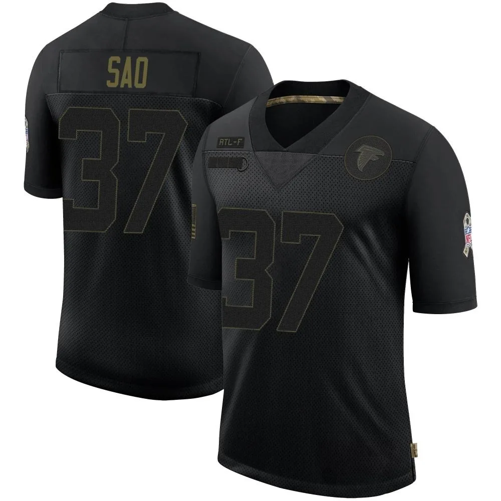 Anthony Sao Atlanta Falcons Youth Nike 2020 Salute To Service Limited Black Jersey Anthony Sao Atlanta Falcons Youth Nike 2020 Salute To Service Limited Black Jersey