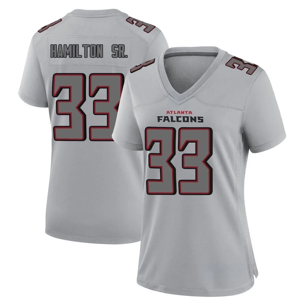 Antonio Hamilton Sr. Atlanta Falcons Women's Nike Atmosphere Fashion Game Gray Jersey Antonio Hamilton Sr. Atlanta Falcons Women's Nike Atmosphere Fashion Game Gray Jersey