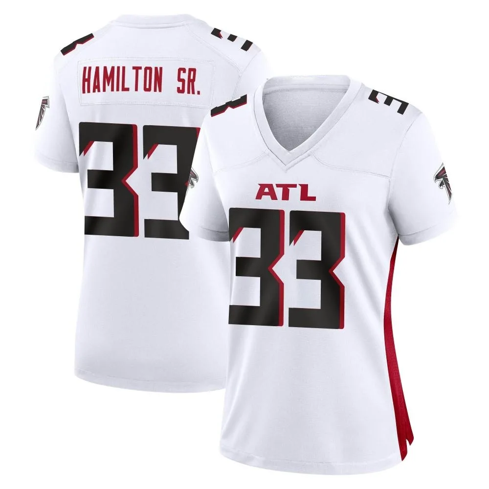 Antonio Hamilton Sr. Atlanta Falcons Women's Nike Game White Jersey Antonio Hamilton Sr. Atlanta Falcons Women's Nike Game White Jersey