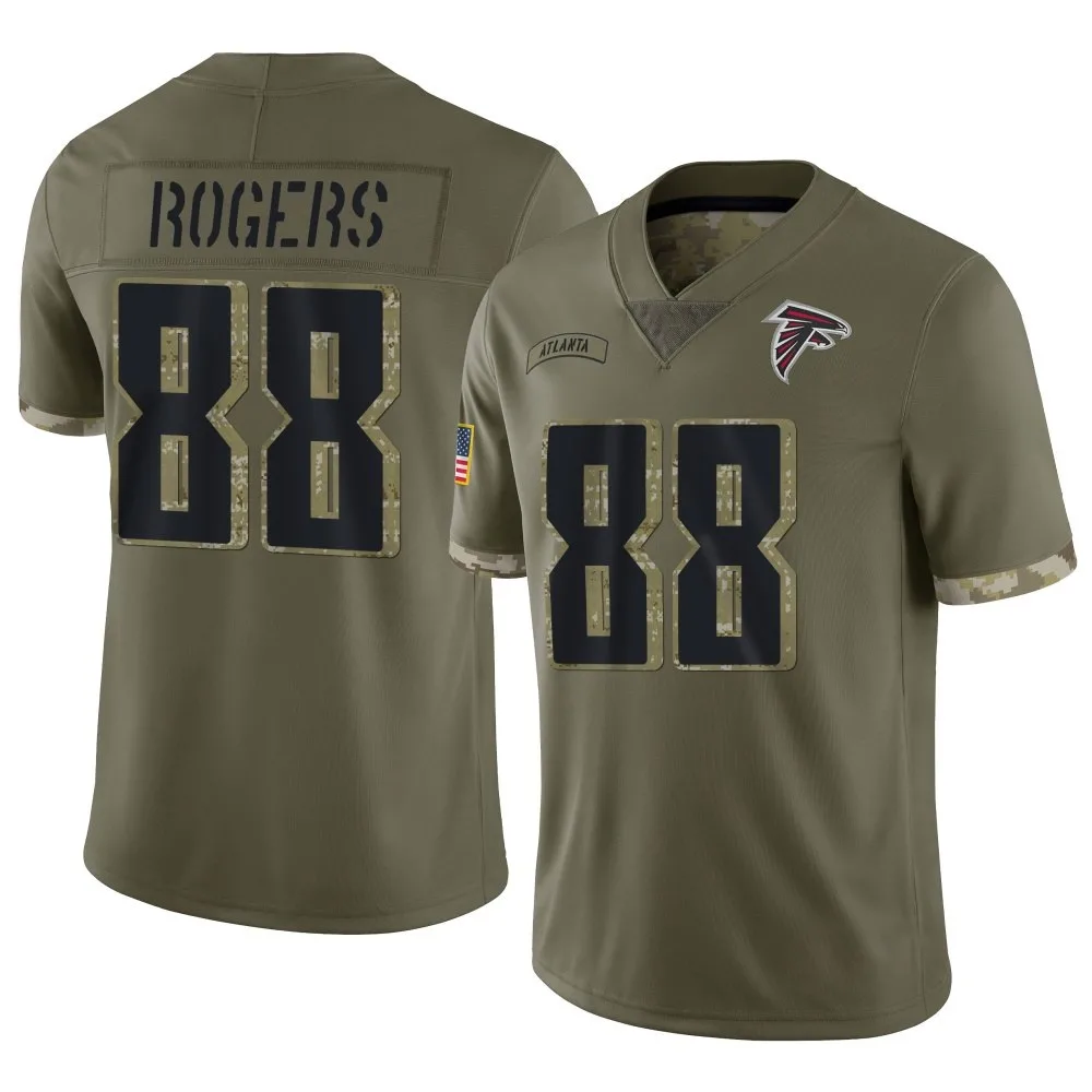 Armani Rogers Atlanta Falcons Men's Nike 2022 Salute To Service Limited Olive Jersey Armani Rogers Atlanta Falcons Men's Nike 2022 Salute To Service Limited Olive Jersey