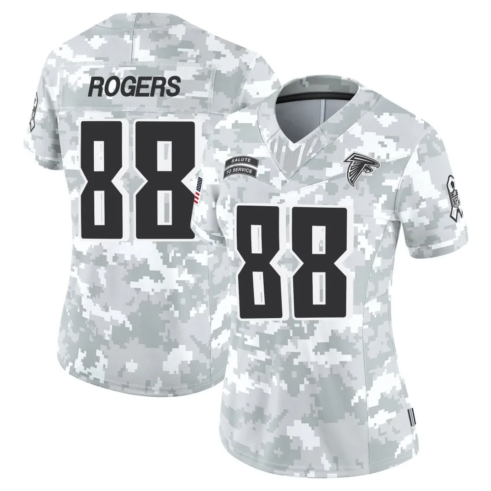Armani Rogers Atlanta Falcons Women's Nike 2024 Salute To Service Limited Arctic Camo Jersey Armani Rogers Atlanta Falcons Women's Nike 2024 Salute To Service Limited Arctic Camo Jersey