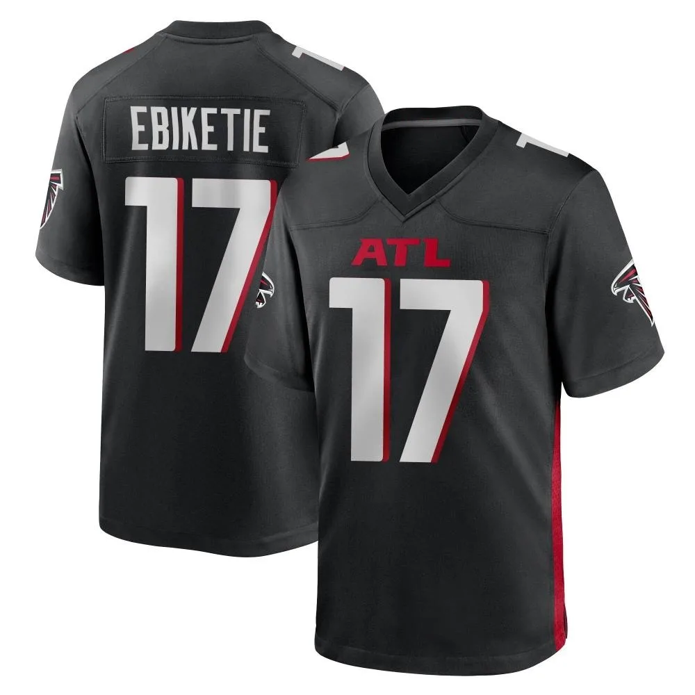 Arnold Ebiketie Atlanta Falcons Men's Nike Alternate Game Black Jersey Arnold Ebiketie Atlanta Falcons Men's Nike Alternate Game Black Jersey