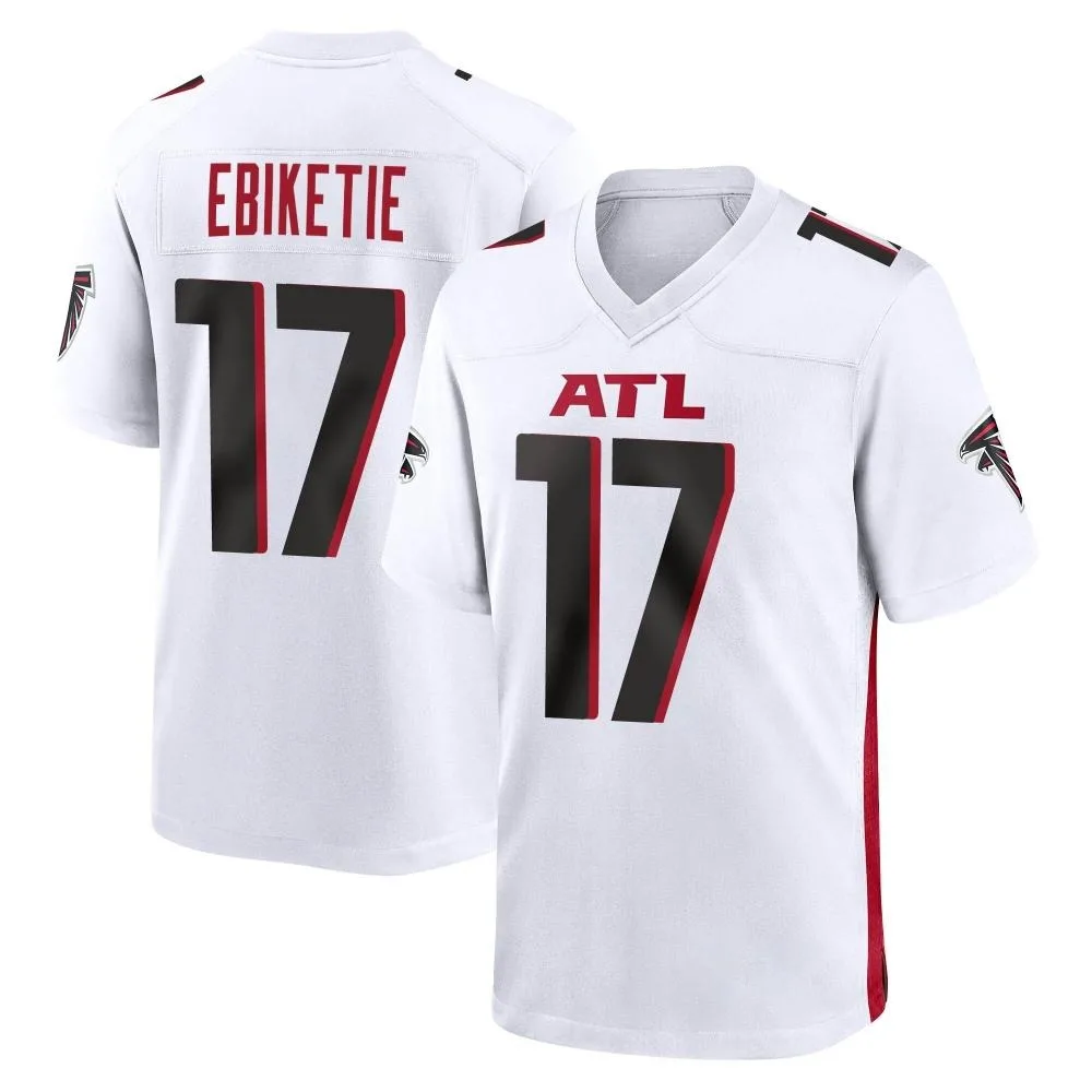 Arnold Ebiketie Atlanta Falcons Men's Nike Game White Jersey Arnold Ebiketie Atlanta Falcons Men's Nike Game White Jersey