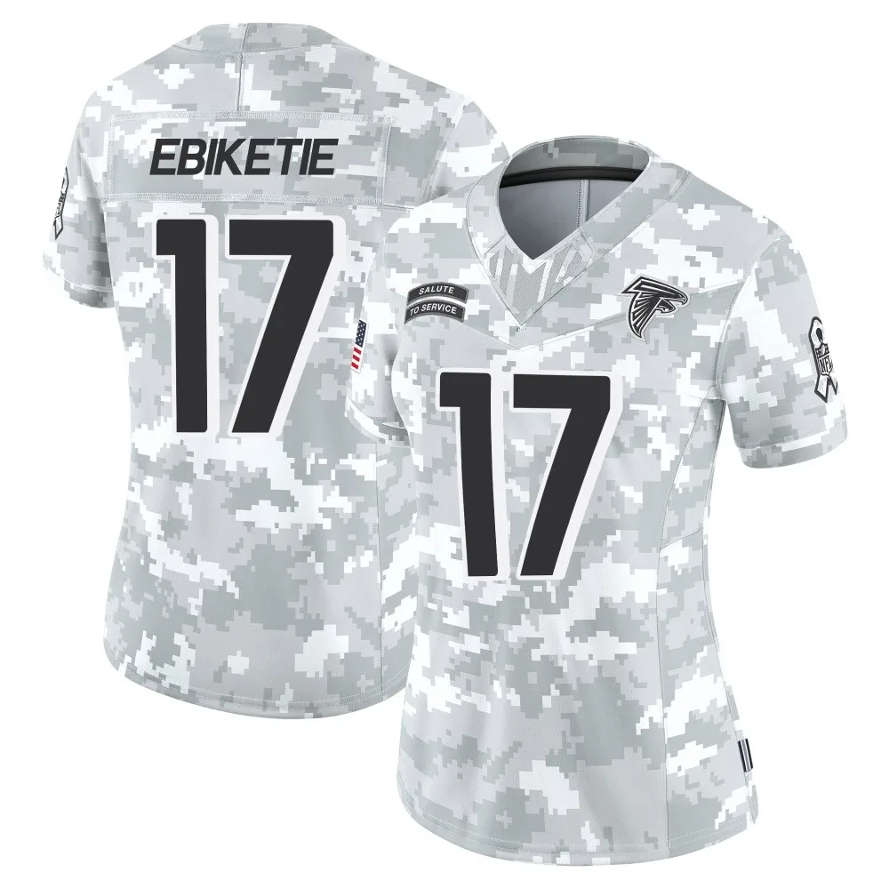 Arnold Ebiketie Atlanta Falcons Women's Nike 2024 Salute To Service Limited Arctic Camo Jersey Arnold Ebiketie Atlanta Falcons Women's Nike 2024 Salute To Service Limited Arctic Camo Jersey