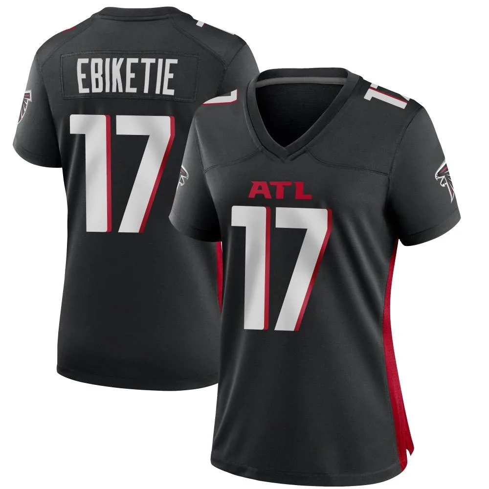 Arnold Ebiketie Atlanta Falcons Women's Nike Alternate Game Black Jersey Arnold Ebiketie Atlanta Falcons Women's Nike Alternate Game Black Jersey