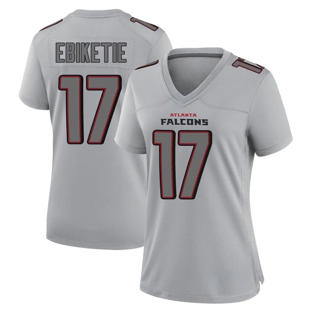 Arnold Ebiketie Atlanta Falcons Women's Nike Atmosphere Fashion Game Gray Jersey Arnold Ebiketie Atlanta Falcons Women's Nike Atmosphere Fashion Game Gray Jersey