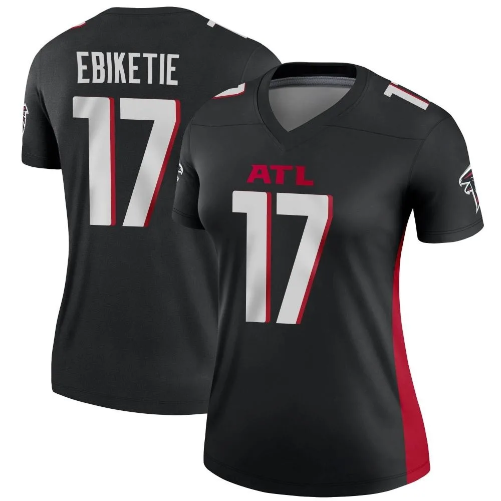 Arnold Ebiketie Atlanta Falcons Women's Nike Legend Black Jersey Arnold Ebiketie Atlanta Falcons Women's Nike Legend Black Jersey