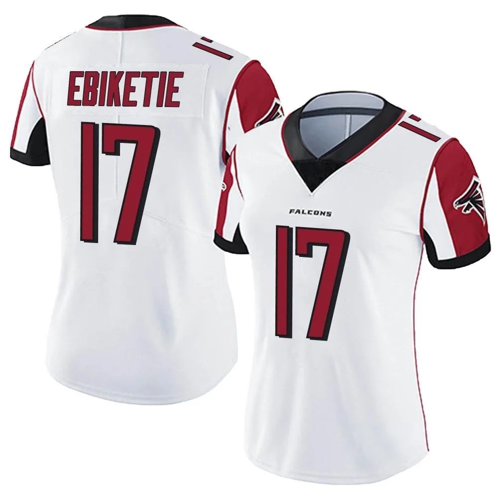 Arnold Ebiketie Atlanta Falcons Women's Nike Vapor Untouchable Limited White Jersey Arnold Ebiketie Atlanta Falcons Women's Nike Vapor Untouchable Limited White Jersey