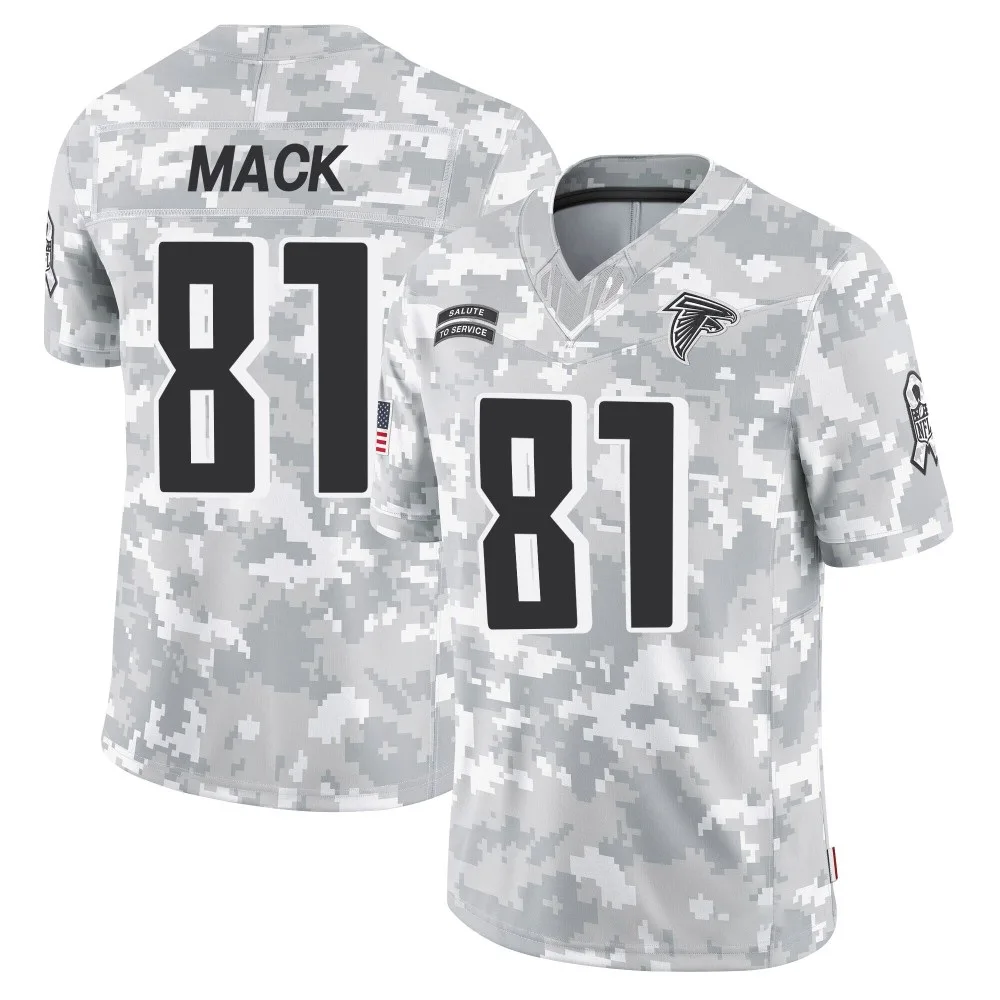 Austin Mack Atlanta Falcons Men's Nike 2024 Salute To Service Limited Arctic Camo Jersey Austin Mack Atlanta Falcons Men's Nike 2024 Salute To Service Limited Arctic Camo Jersey