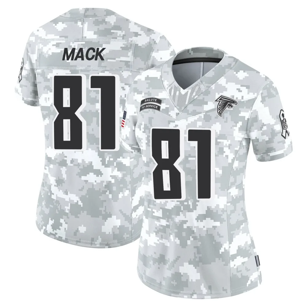 Austin Mack Atlanta Falcons Women's Nike 2024 Salute To Service Limited Arctic Camo Jersey Austin Mack Atlanta Falcons Women's Nike 2024 Salute To Service Limited Arctic Camo Jersey