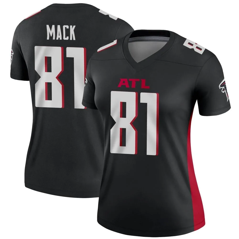 Austin Mack Atlanta Falcons Women's Nike Legend Black Jersey Austin Mack Atlanta Falcons Women's Nike Legend Black Jersey