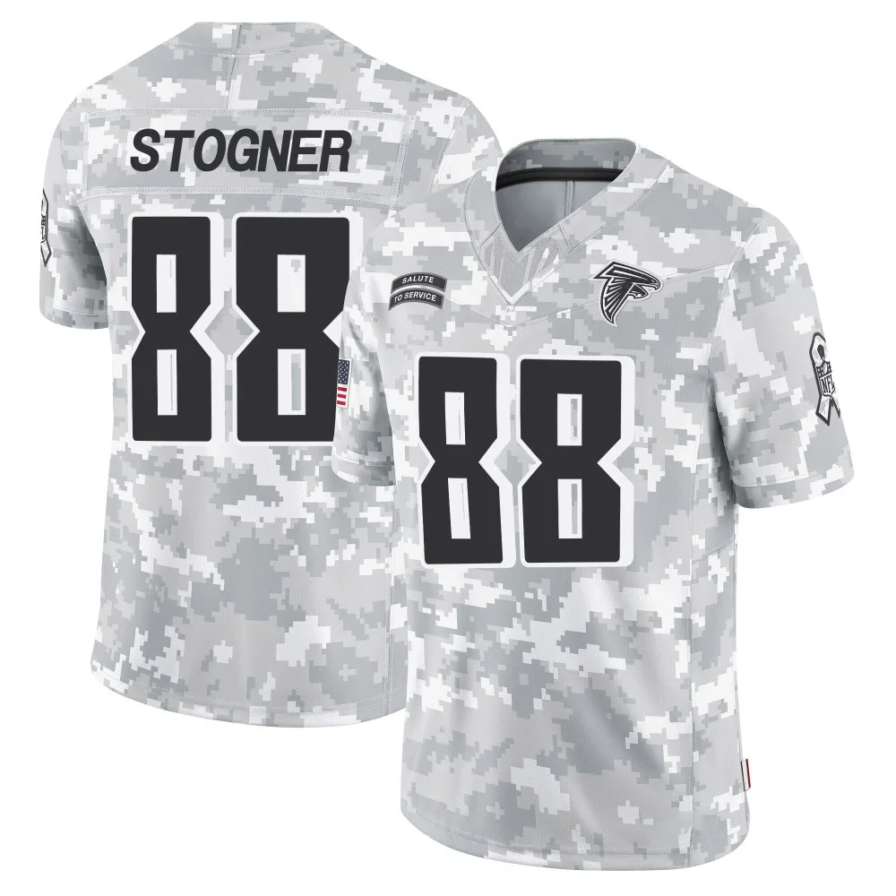 Austin Stogner Atlanta Falcons Men's Nike 2024 Salute To Service Limited Arctic Camo Jersey Austin Stogner Atlanta Falcons Men's Nike 2024 Salute To Service Limited Arctic Camo Jersey