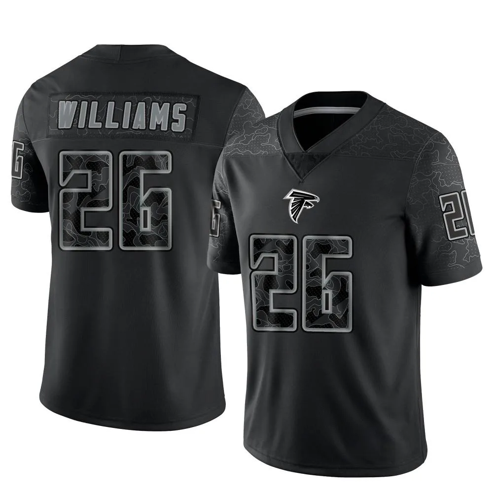 Avery Williams Atlanta Falcons Men's Nike Reflective Limited Black Jersey Avery Williams Atlanta Falcons Men's Nike Reflective Limited Black Jersey