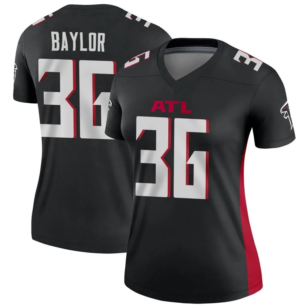 B.j. Baylor Atlanta Falcons Women's Nike Legend Black Jersey B.j. Baylor Atlanta Falcons Women's Nike Legend Black Jersey