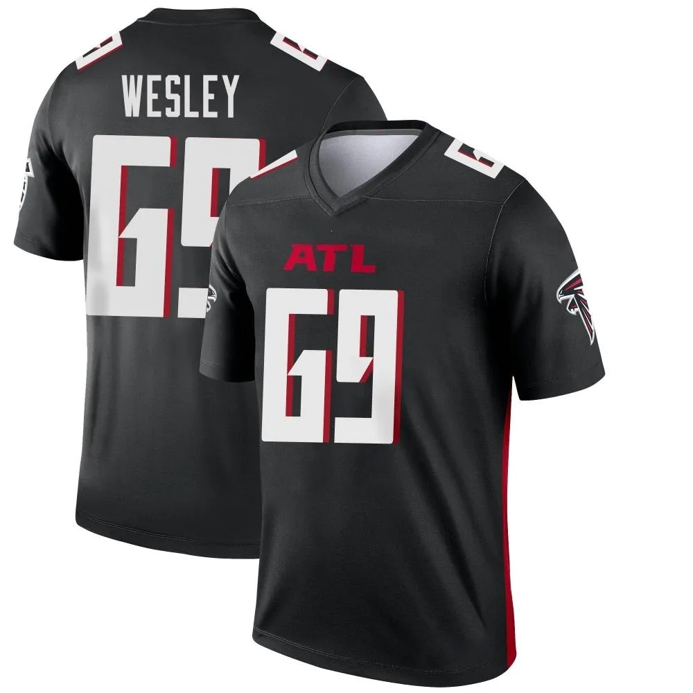 Barry Wesley Atlanta Falcons Men's Nike Legend Black Jersey Barry Wesley Atlanta Falcons Men's Nike Legend Black Jersey