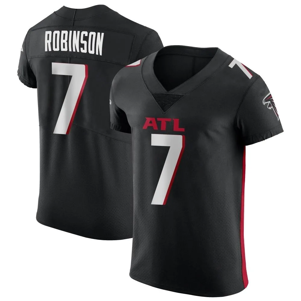 Bijan Robinson Atlanta Falcons Men's Nike Alternate Elite Black Jersey Bijan Robinson Atlanta Falcons Men's Nike Alternate Elite Black Jersey