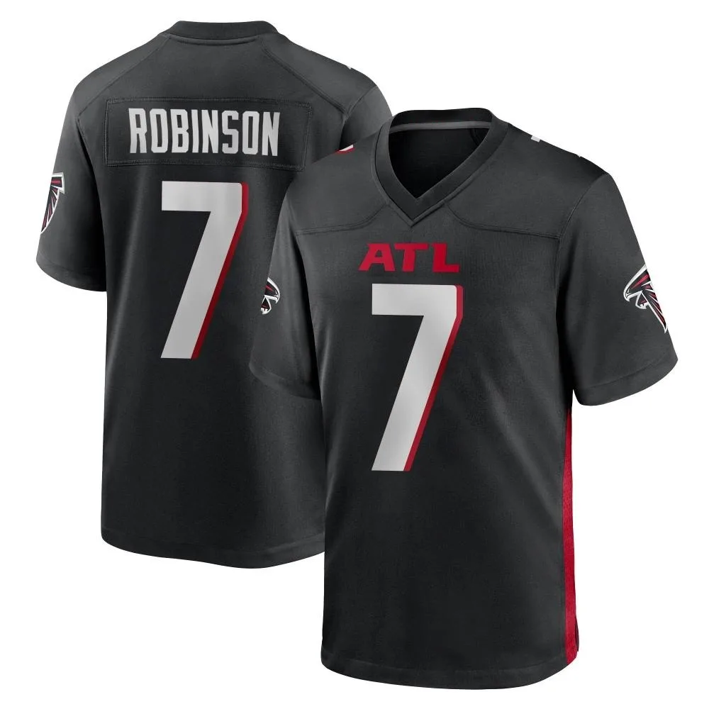 Bijan Robinson Atlanta Falcons Men's Nike Alternate Game Black Jersey Bijan Robinson Atlanta Falcons Men's Nike Alternate Game Black Jersey