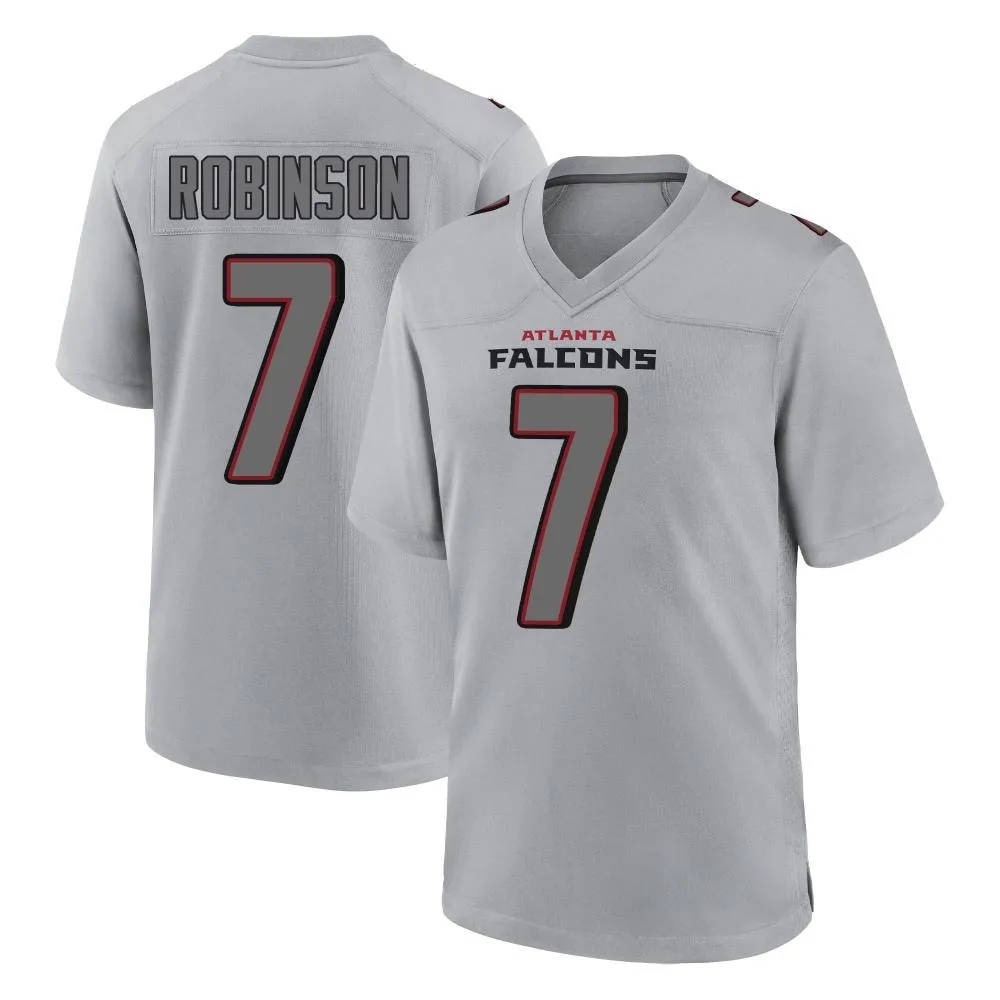 Bijan Robinson Atlanta Falcons Men's Nike Atmosphere Fashion Game Gray Jersey Bijan Robinson Atlanta Falcons Men's Nike Atmosphere Fashion Game Gray Jersey