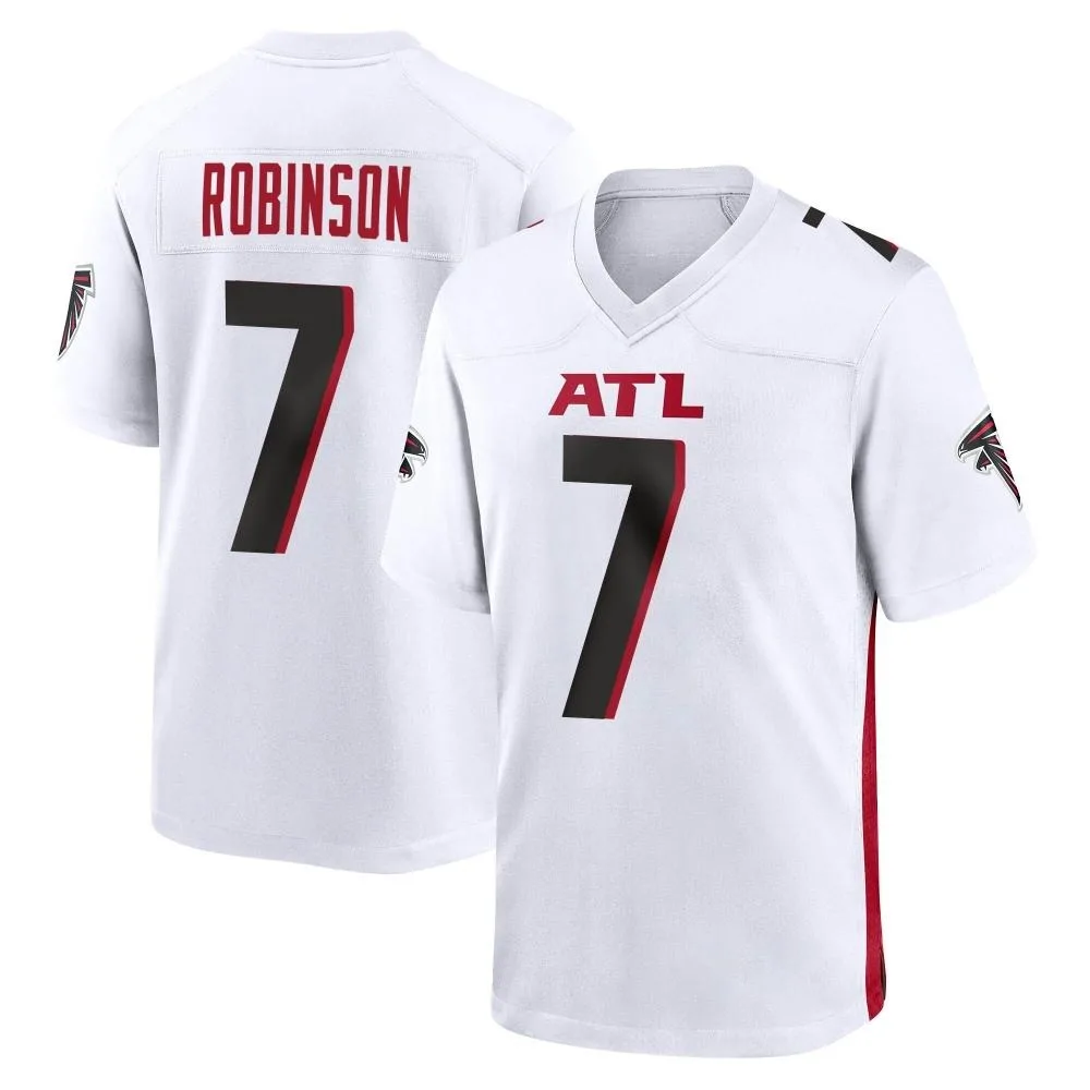 Bijan Robinson Atlanta Falcons Men's Nike Game White Jersey Bijan Robinson Atlanta Falcons Men's Nike Game White Jersey