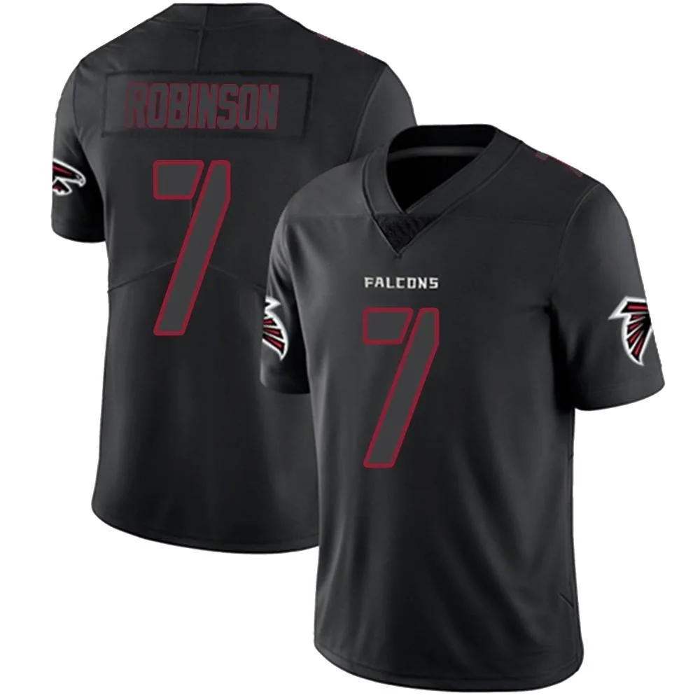 Bijan Robinson Atlanta Falcons Men's Nike Limited Black Impact Jersey Bijan Robinson Atlanta Falcons Men's Nike Limited Black Impact Jersey