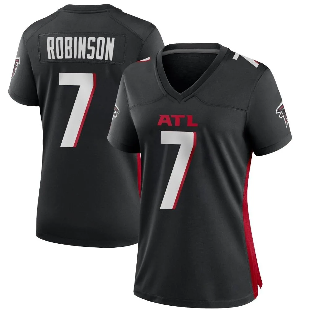 Bijan Robinson Atlanta Falcons Women's Nike Alternate Game Black Jersey Bijan Robinson Atlanta Falcons Women's Nike Alternate Game Black Jersey