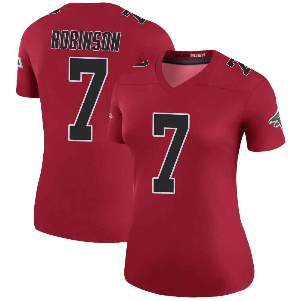 Bijan Robinson Atlanta Falcons Women's Nike Color Rush Legend Red Jersey Bijan Robinson Atlanta Falcons Women's Nike Color Rush Legend Red Jersey