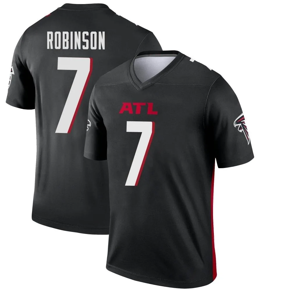 Bijan Robinson Atlanta Falcons Youth Nike Legend Black Jersey Bijan Robinson Atlanta Falcons Youth Nike Legend Black Jersey