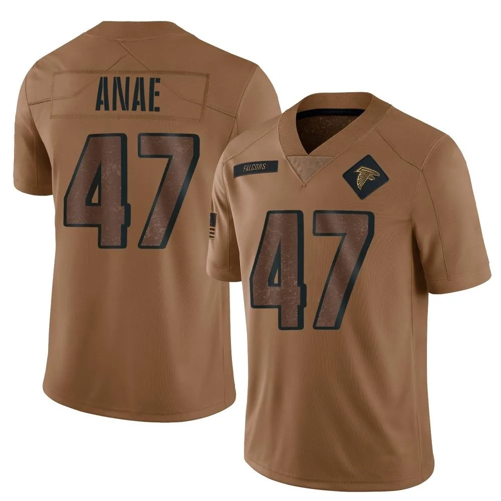 Bradlee Anae Atlanta Falcons Men's Nike 2023 Salute To Service Limited Brown Jersey Bradlee Anae Atlanta Falcons Men's Nike 2023 Salute To Service Limited Brown Jersey