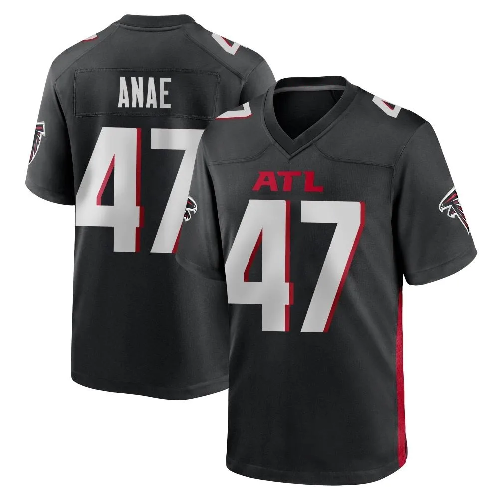 Bradlee Anae Atlanta Falcons Men's Nike Alternate Game Black Jersey Bradlee Anae Atlanta Falcons Men's Nike Alternate Game Black Jersey