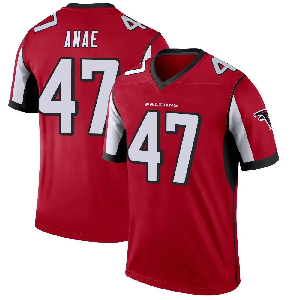 Bradlee Anae Atlanta Falcons Men's Nike Legend Red Jersey Bradlee Anae Atlanta Falcons Men's Nike Legend Red Jersey