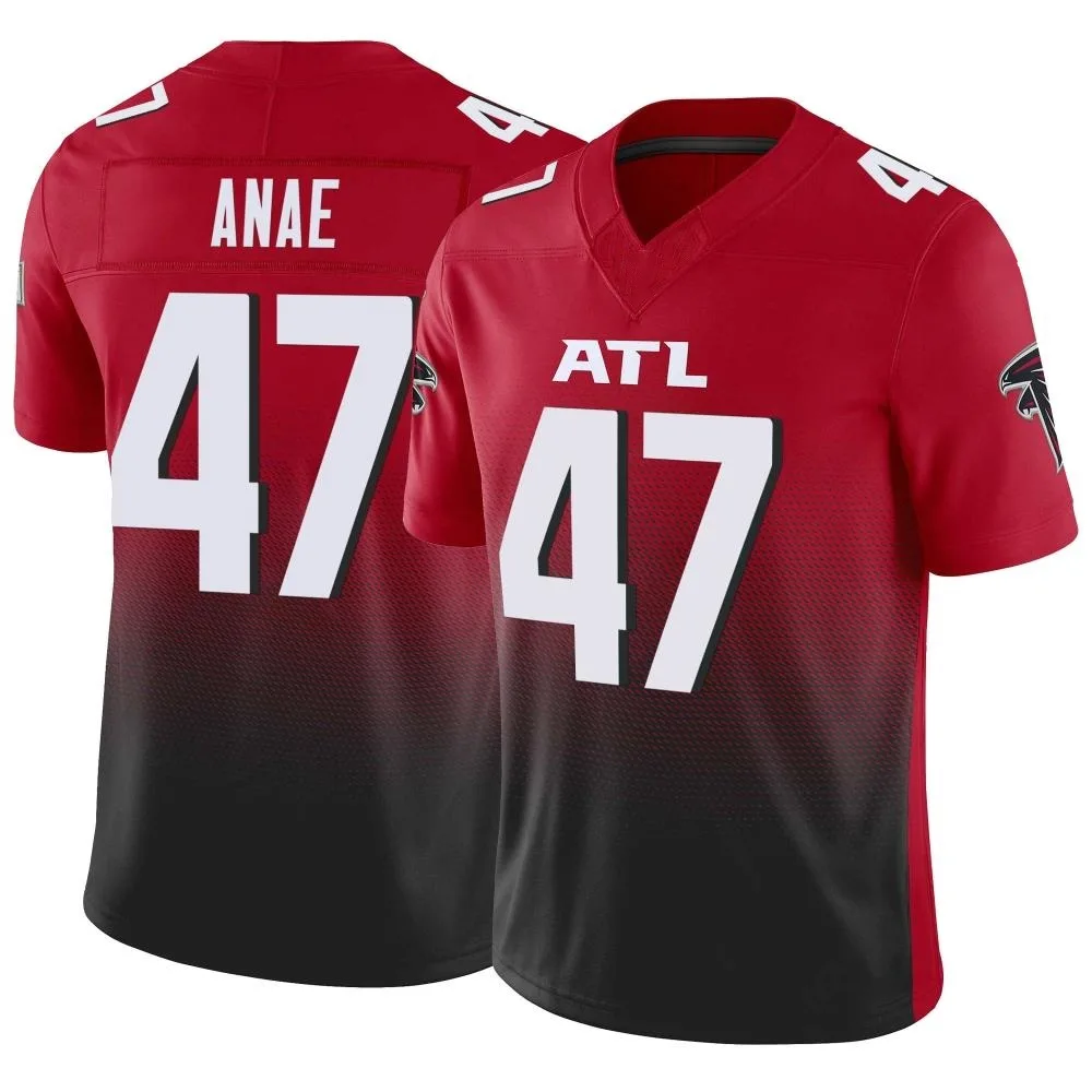 Bradlee Anae Atlanta Falcons Men's Nike Vapor F.U.S.E. Limited Red Jersey Bradlee Anae Atlanta Falcons Men's Nike Vapor F.U.S.E. Limited Red Jersey